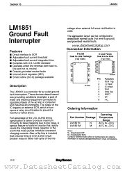 LM1851N datasheet pdf Raytheon