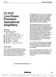 LT-1012MT datasheet pdf Raytheon