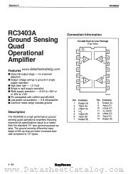 RC3403A datasheet pdf Raytheon