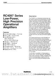 RM4097 datasheet pdf Raytheon