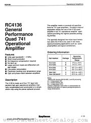 RC4136M datasheet pdf Raytheon