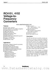 RC4151N datasheet pdf Raytheon