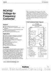 RM4153D datasheet pdf Raytheon