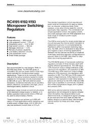 RM4192D/883B datasheet pdf Raytheon