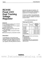 RC4195 datasheet pdf Raytheon