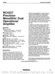 RM4227BD datasheet pdf Raytheon