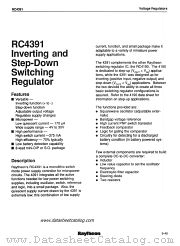 RC4391N datasheet pdf Raytheon