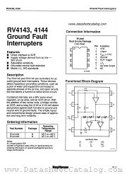 RV4143 datasheet pdf Raytheon