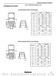 PACKAGING datasheet pdf Raytheon