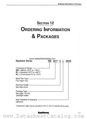 CODING SYSTEM datasheet pdf Raytheon