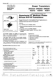 40372 datasheet pdf RCA Solid State