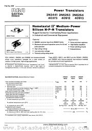 40373 datasheet pdf RCA Solid State