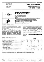 RCA TA2512 datasheet pdf RCA Solid State