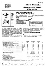 RCA TA2670 datasheet pdf RCA Solid State