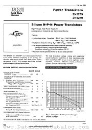 RCA TA2765 datasheet pdf RCA Solid State