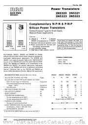 2N5320L datasheet pdf RCA Solid State