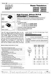 RCA TA7381-86 datasheet pdf RCA Solid State