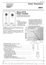 2N697L datasheet pdf RCA Solid State