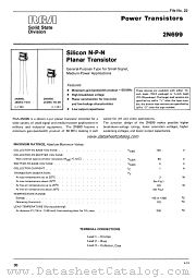 2N699S datasheet pdf RCA Solid State