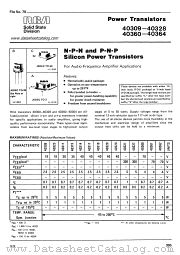 40320S datasheet pdf RCA Solid State