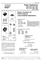 40616 datasheet pdf RCA Solid State