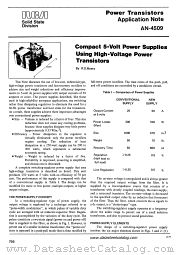 AN-4509 datasheet pdf RCA Solid State