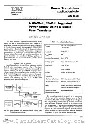 AN-4558 datasheet pdf RCA Solid State