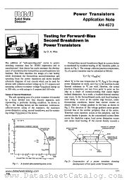 AN-4573 datasheet pdf RCA Solid State