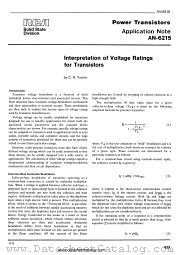 AN-6215 datasheet pdf RCA Solid State