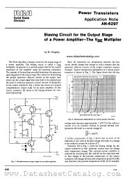 AN-6297 datasheet pdf RCA Solid State