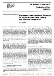 AN-6229 datasheet pdf RCA Solid State