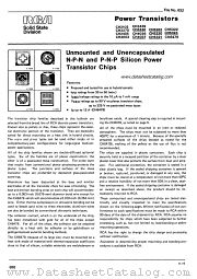 CH5323 datasheet pdf RCA Solid State