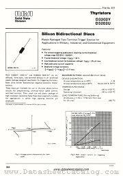 D3202U datasheet pdf RCA Solid State