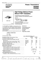 RCS560 datasheet pdf RCA Solid State