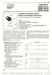 S2061Q datasheet pdf RCA Solid State