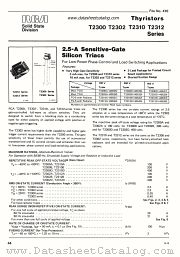 T2300D datasheet pdf RCA Solid State