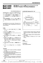 BA1441 datasheet pdf ROHM