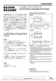 BA3408 datasheet pdf ROHM