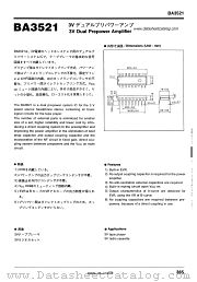 BA3521 datasheet pdf ROHM