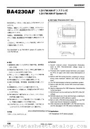 BA4230AF datasheet pdf ROHM