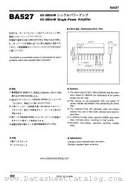 BA527 datasheet pdf ROHM