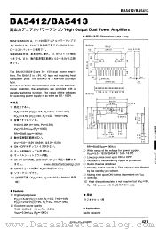 BA5413 datasheet pdf ROHM