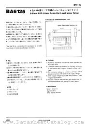 BA6125 datasheet pdf ROHM