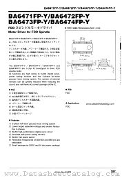 BA6471FP-Y datasheet pdf ROHM