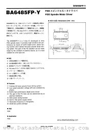 BA6485FP-Y datasheet pdf ROHM