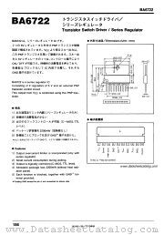 BA6722 datasheet pdf ROHM