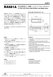 BA681A datasheet pdf ROHM