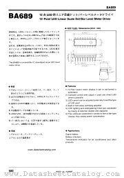 BA689 datasheet pdf ROHM