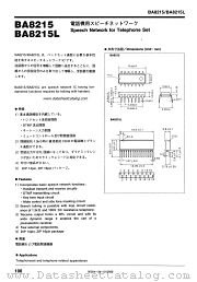 BA8215L datasheet pdf ROHM