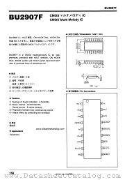 BU2907F datasheet pdf ROHM